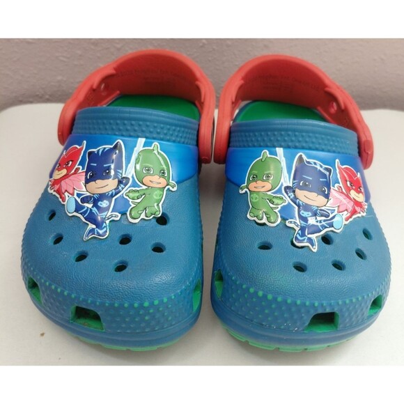 Crocs PJ MASKS Clog Sandals Shoes Toddler Size C6 - Picture 2 of 8